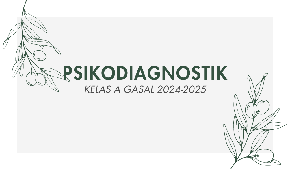 K-19 PSG303 Psikodiagnostik (PSI-A)