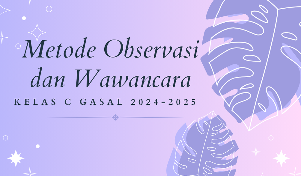 K-23 PSI203 Metode Wawancara dan Observasi (PSI-C)